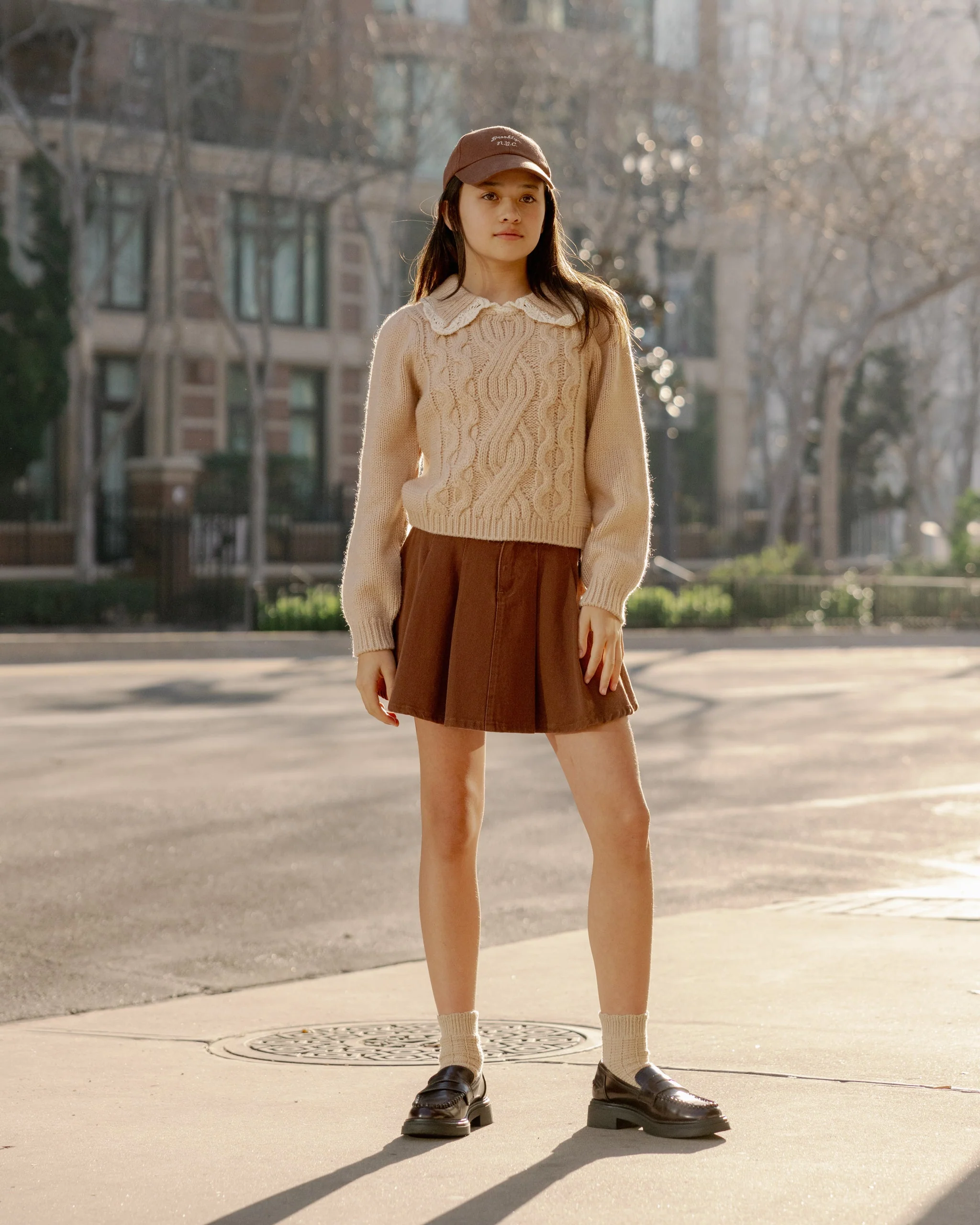 Alice Sweater || Heathered Antique - Image 3