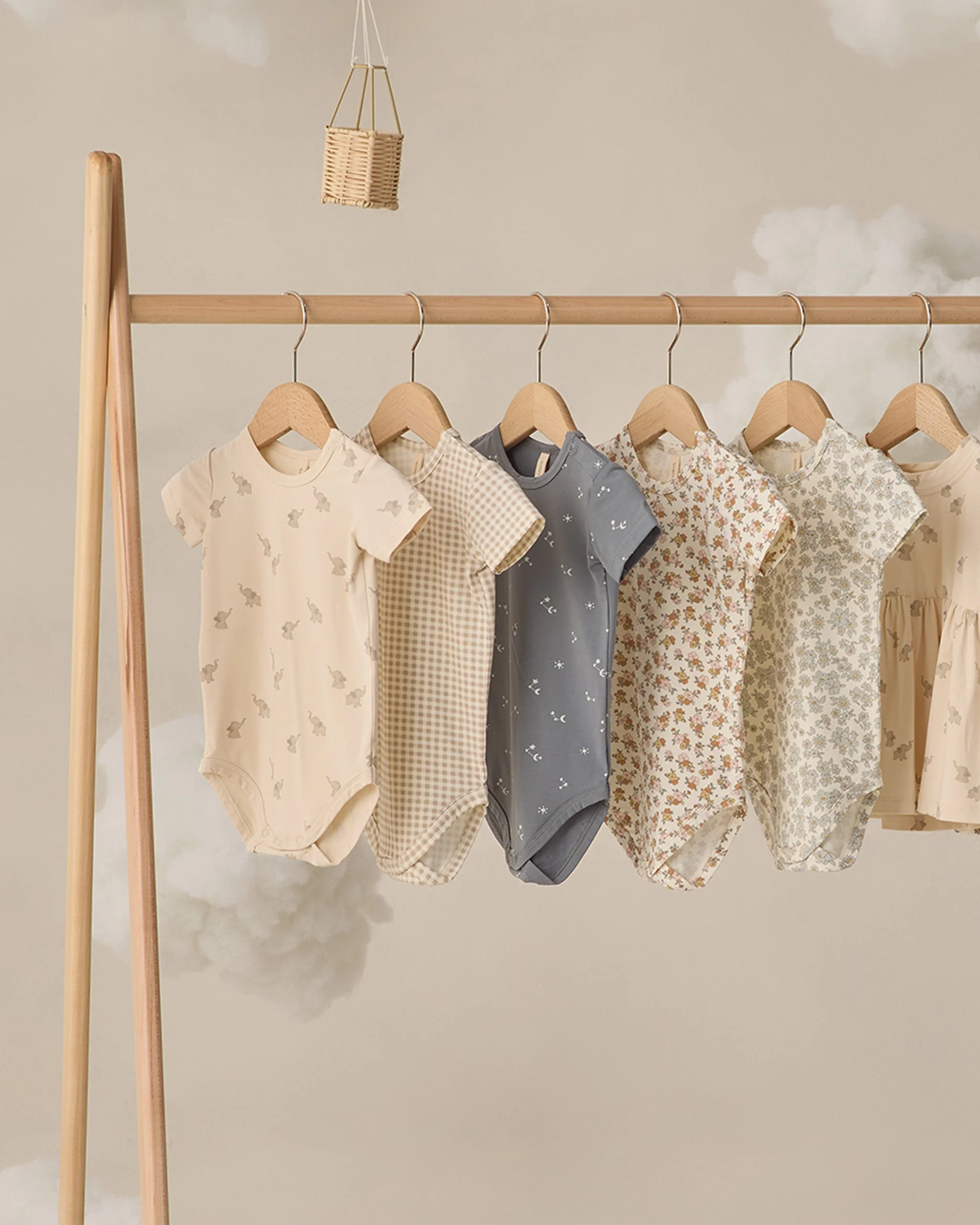 Bamboo Short Sleeve Bodysuit Wildflower - Image 3