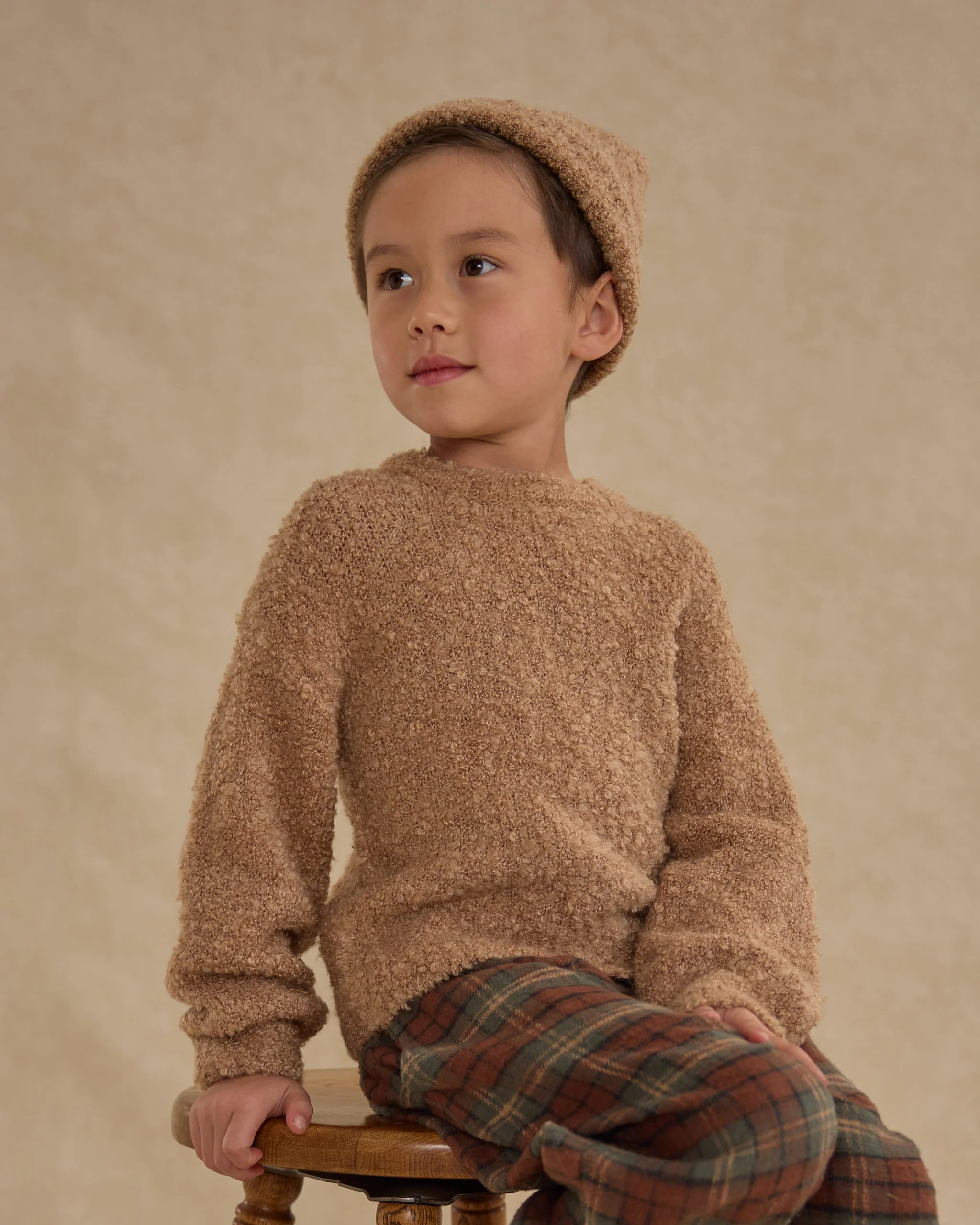 Beanie || Toffee Boucle - Image 2