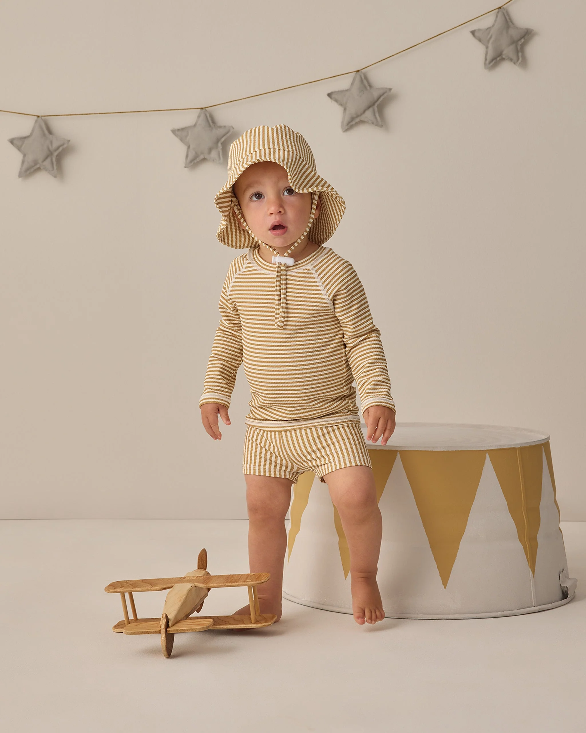 Bucket Hat Honey Stripe Small - Image 2