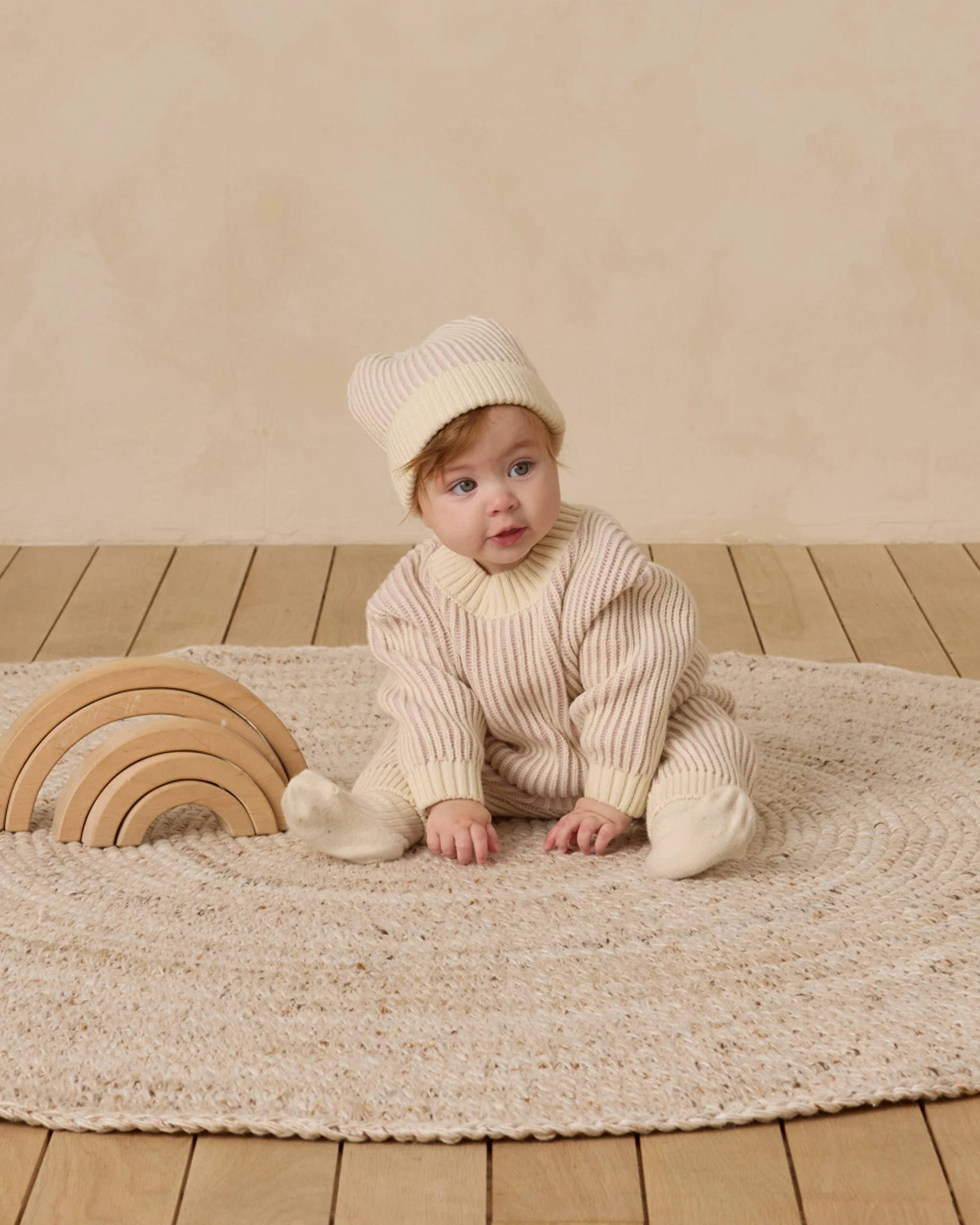 Chunky Knit Pant || Lilac - Image 2