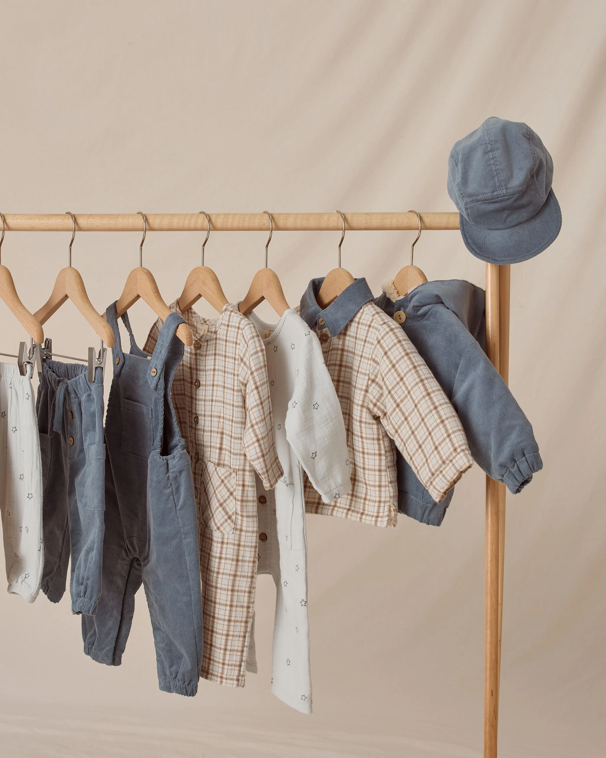 Corduroy Hooded Jacket || Ocean - Image 2