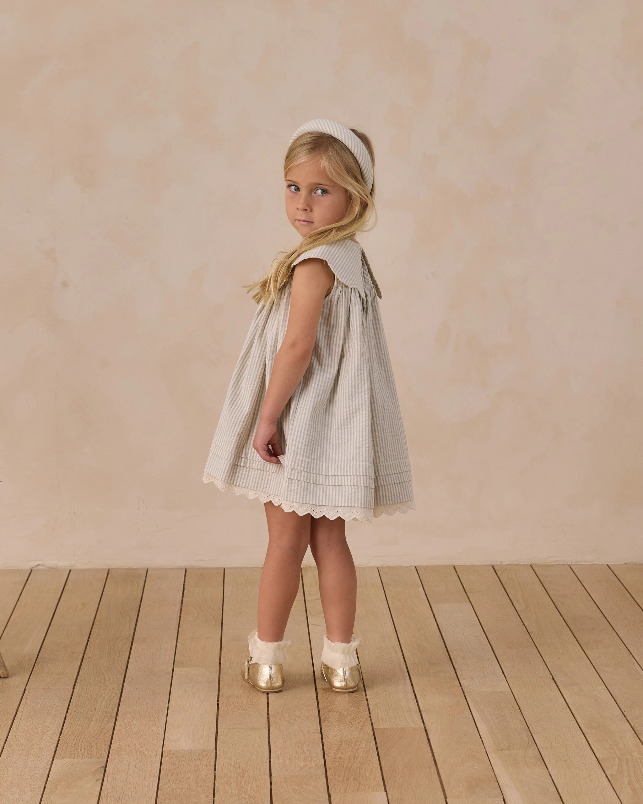Florence Dress Sky Stripe - Image 3