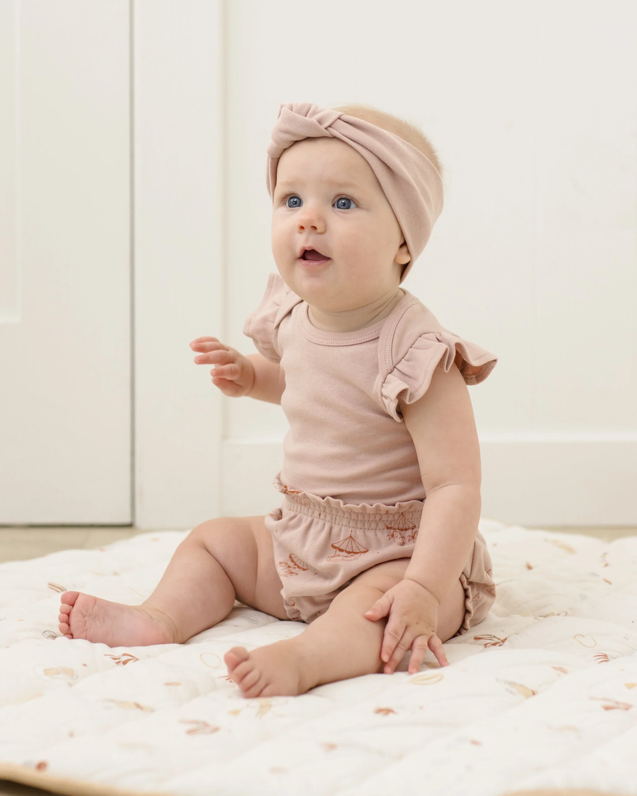 Flutter Sleeve Bodysuit Blush - Image 5