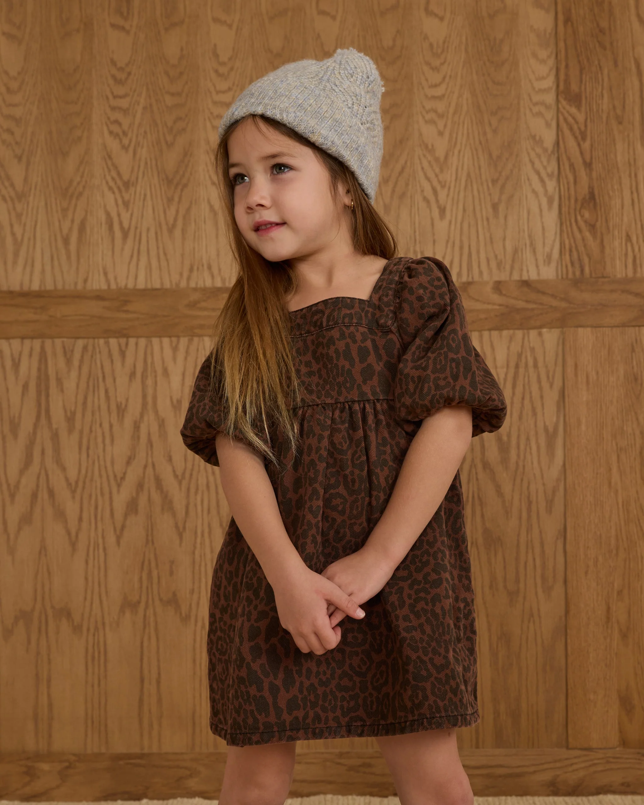 Gretta Babydoll Dress || Leopard - Image 6
