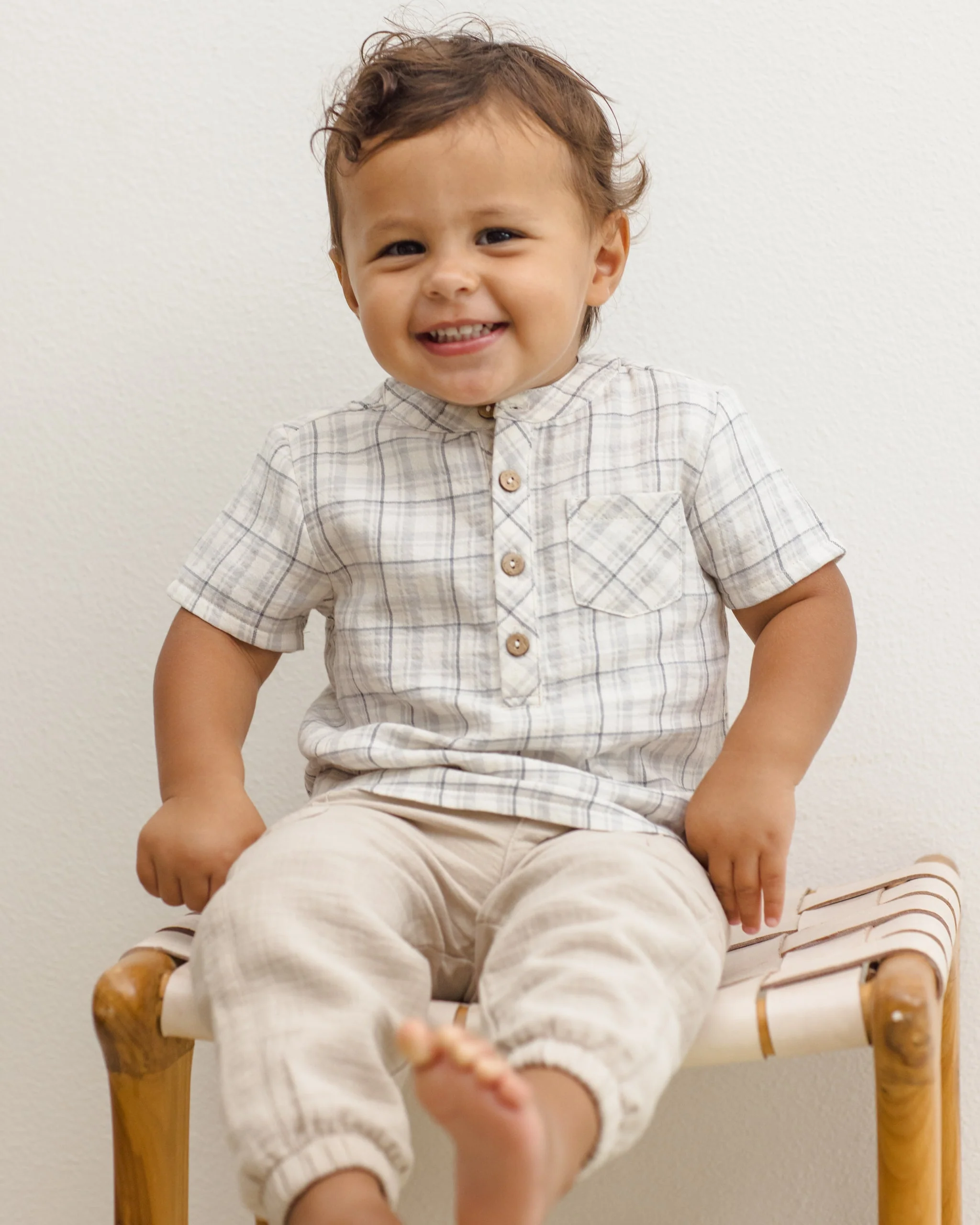 Jaxson Shirt Blue Plaid - Image 5