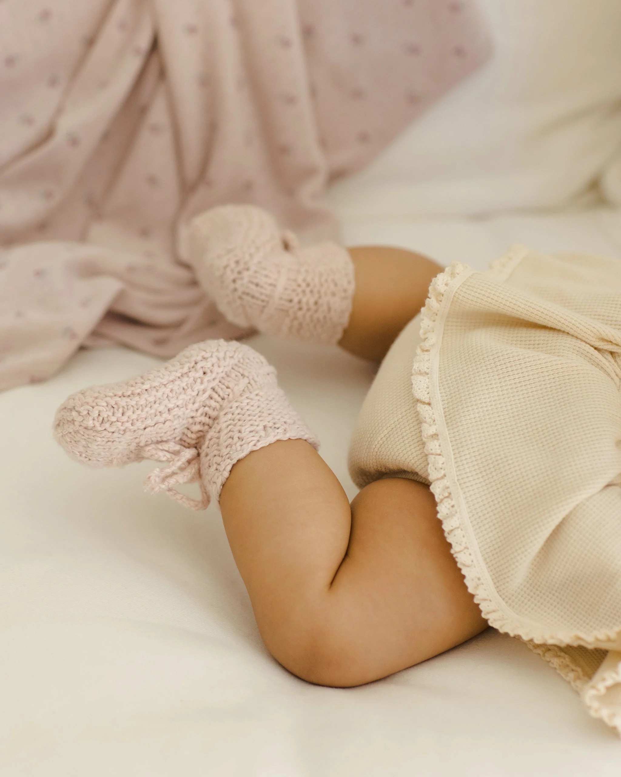 Knit Booties || Lilac - Image 2