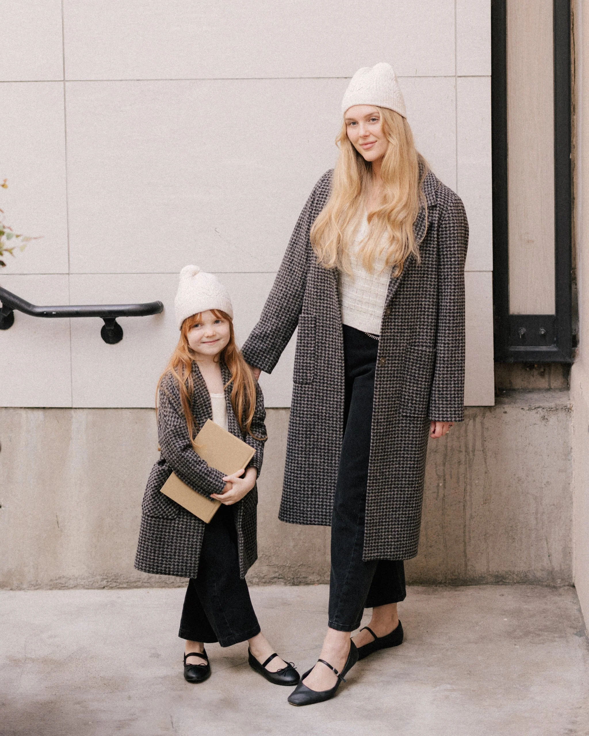 Longline Coat || Micro Check - Image 4
