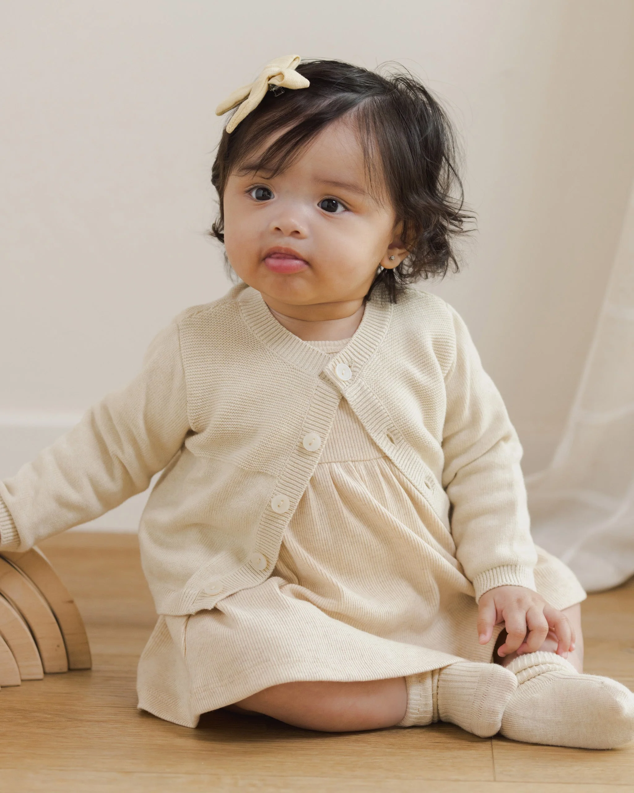 Melange Socks || Oatmeal, Rose - Image 3