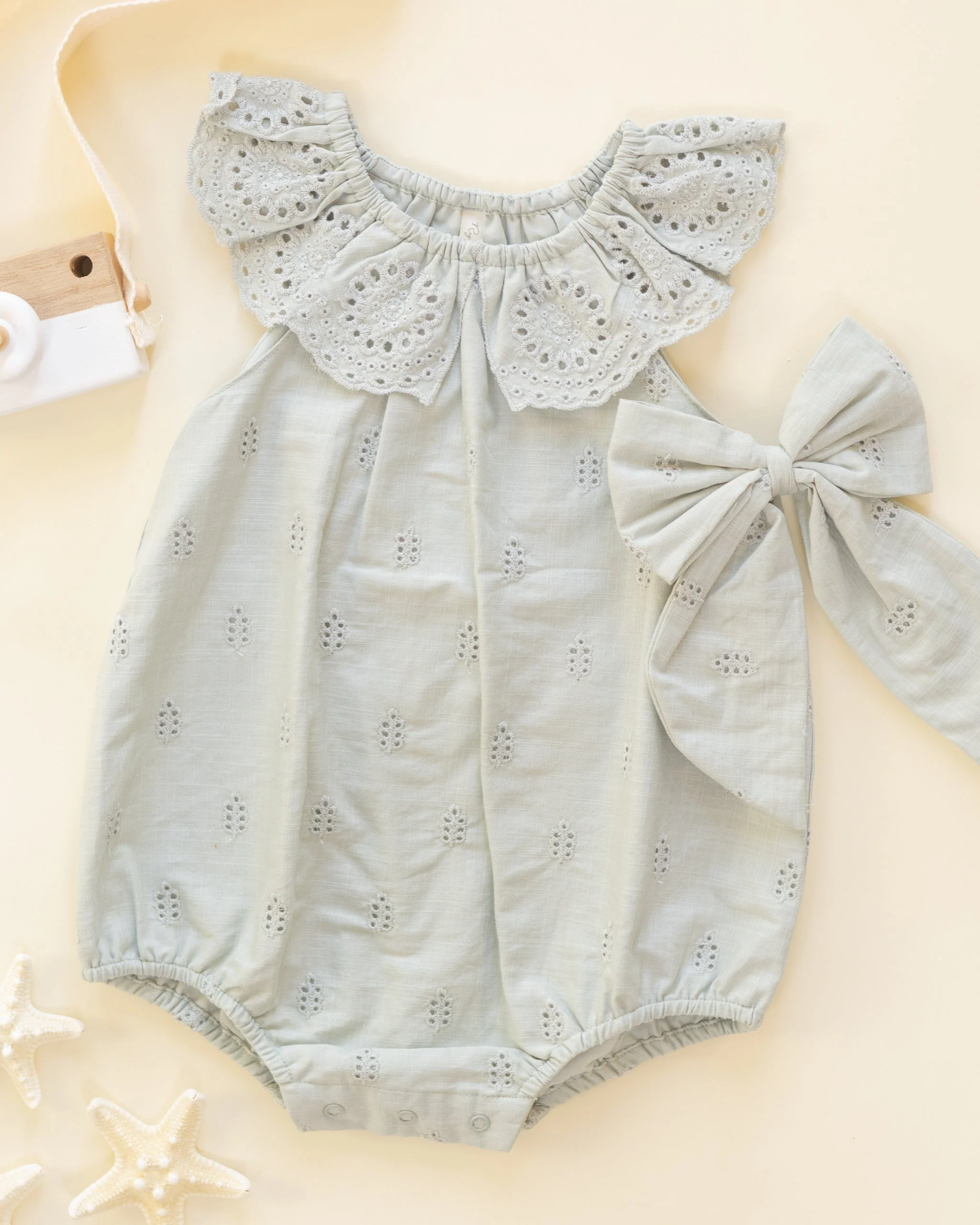 Myla Romper Seafoam - Image 3