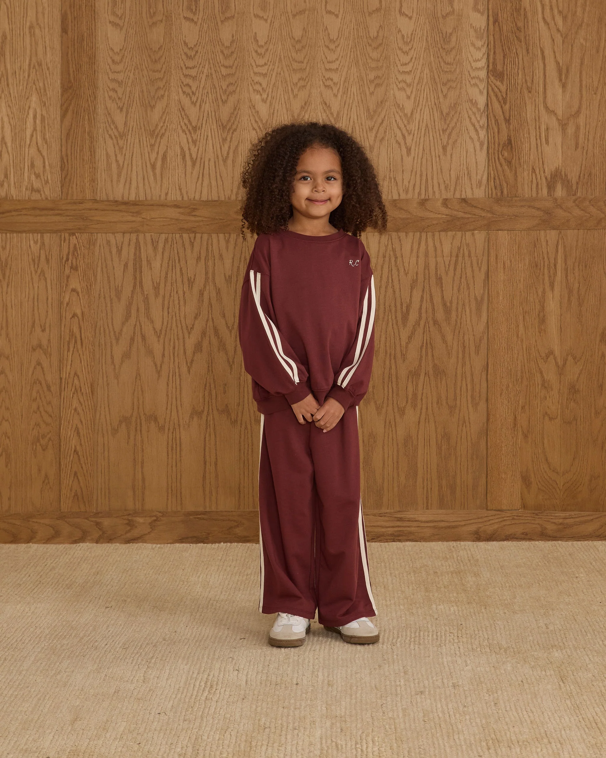 Oversized Sweatshirt || Burgundy - Image 3