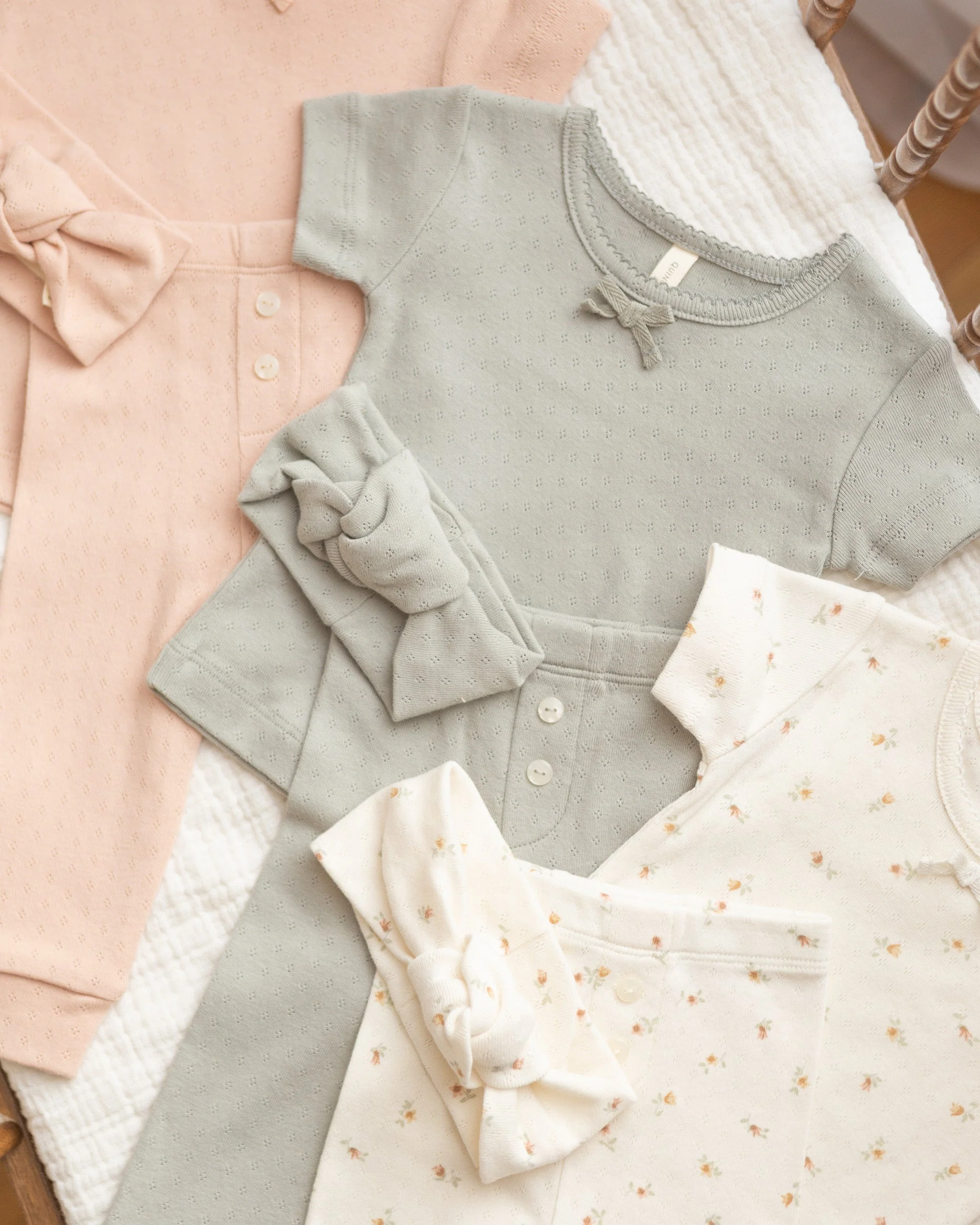 Pointelle Tee + Legging Melon - Image 3