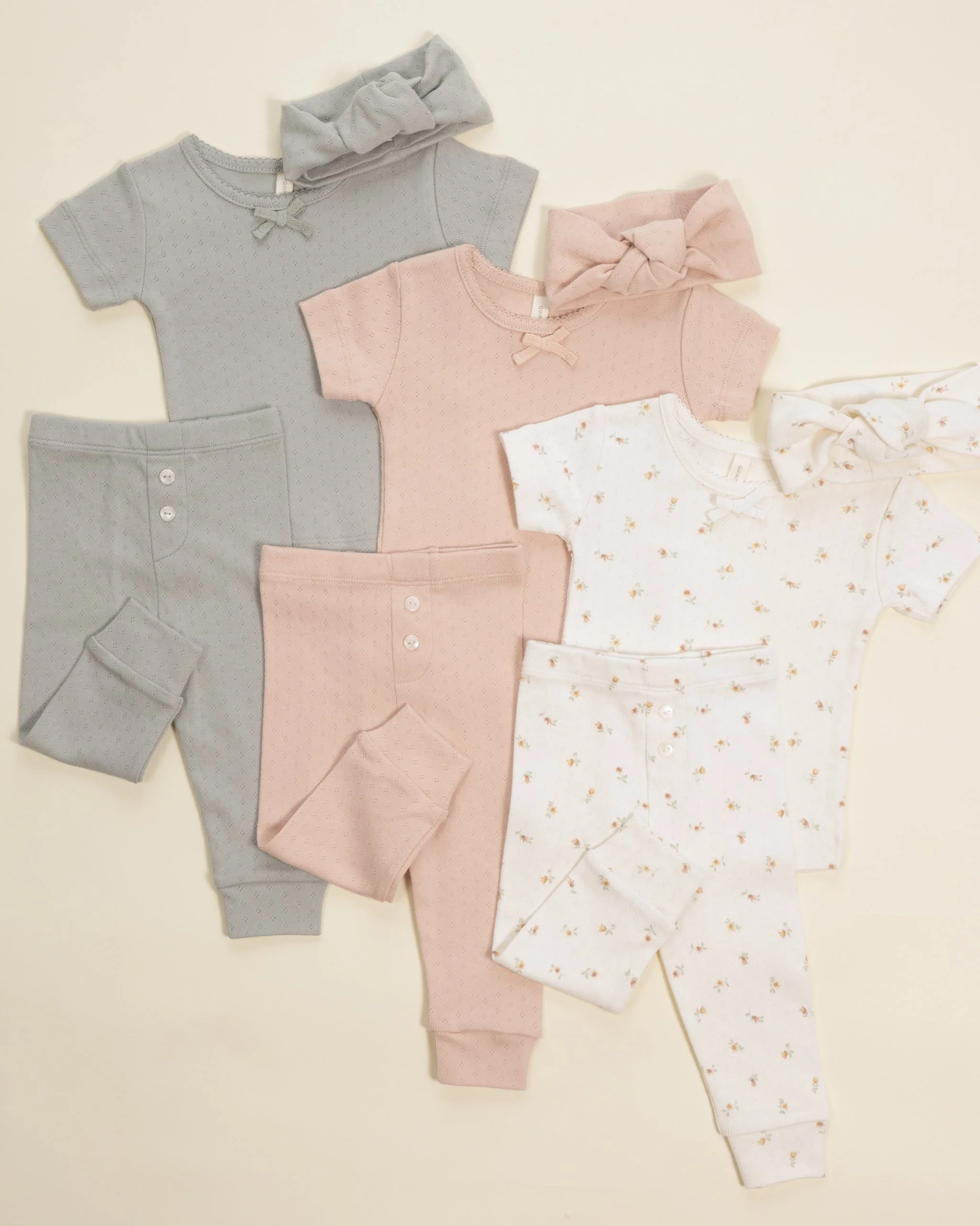Pointelle Tee + Legging Petit Fleur - Image 2