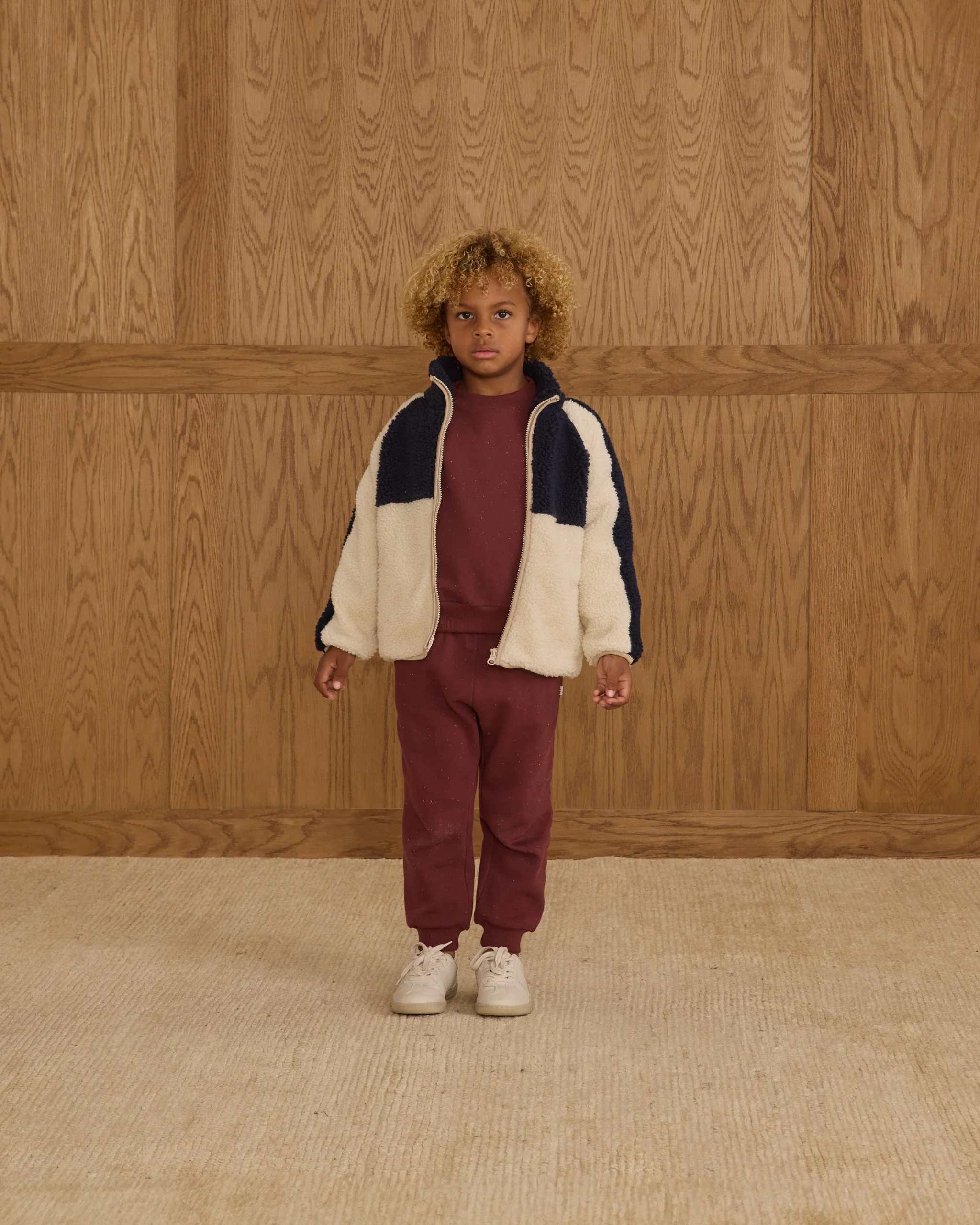 Sherpa Trails Jacket || Navy Color Block - Image 4