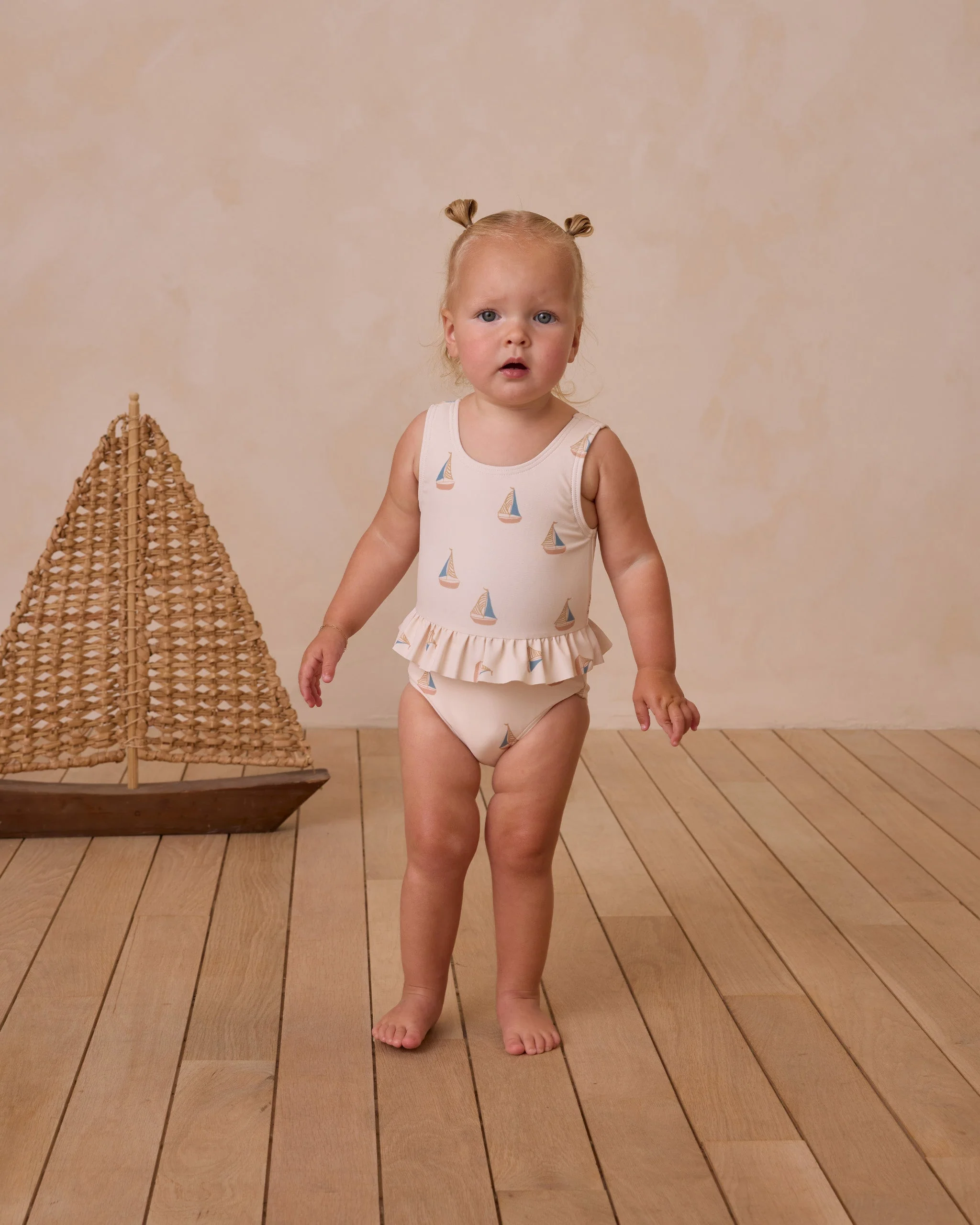 Skirted One-Piece || Sailboats - Image 2