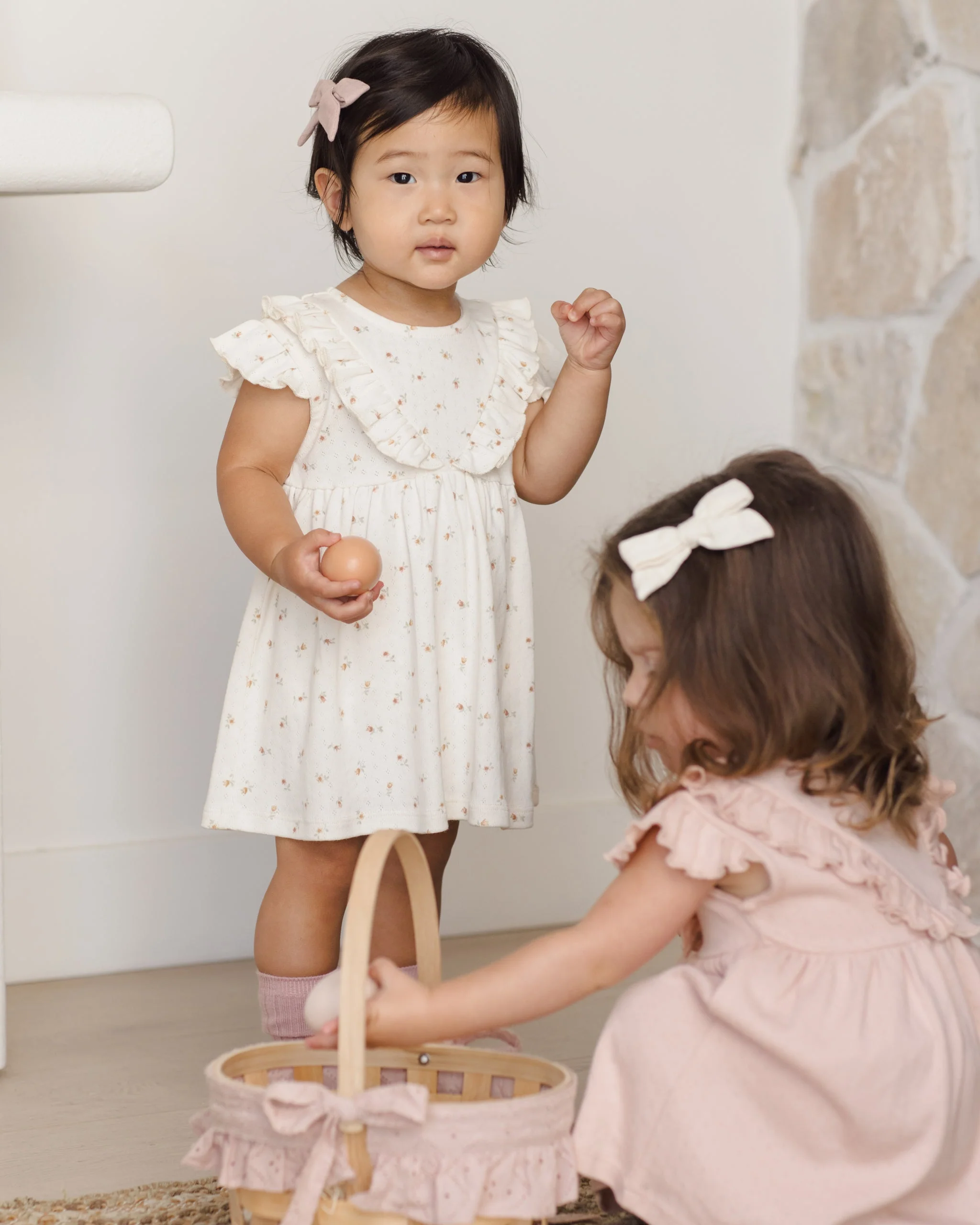 Sleeveless Ruffle V Dress Petit Fleur - Image 4