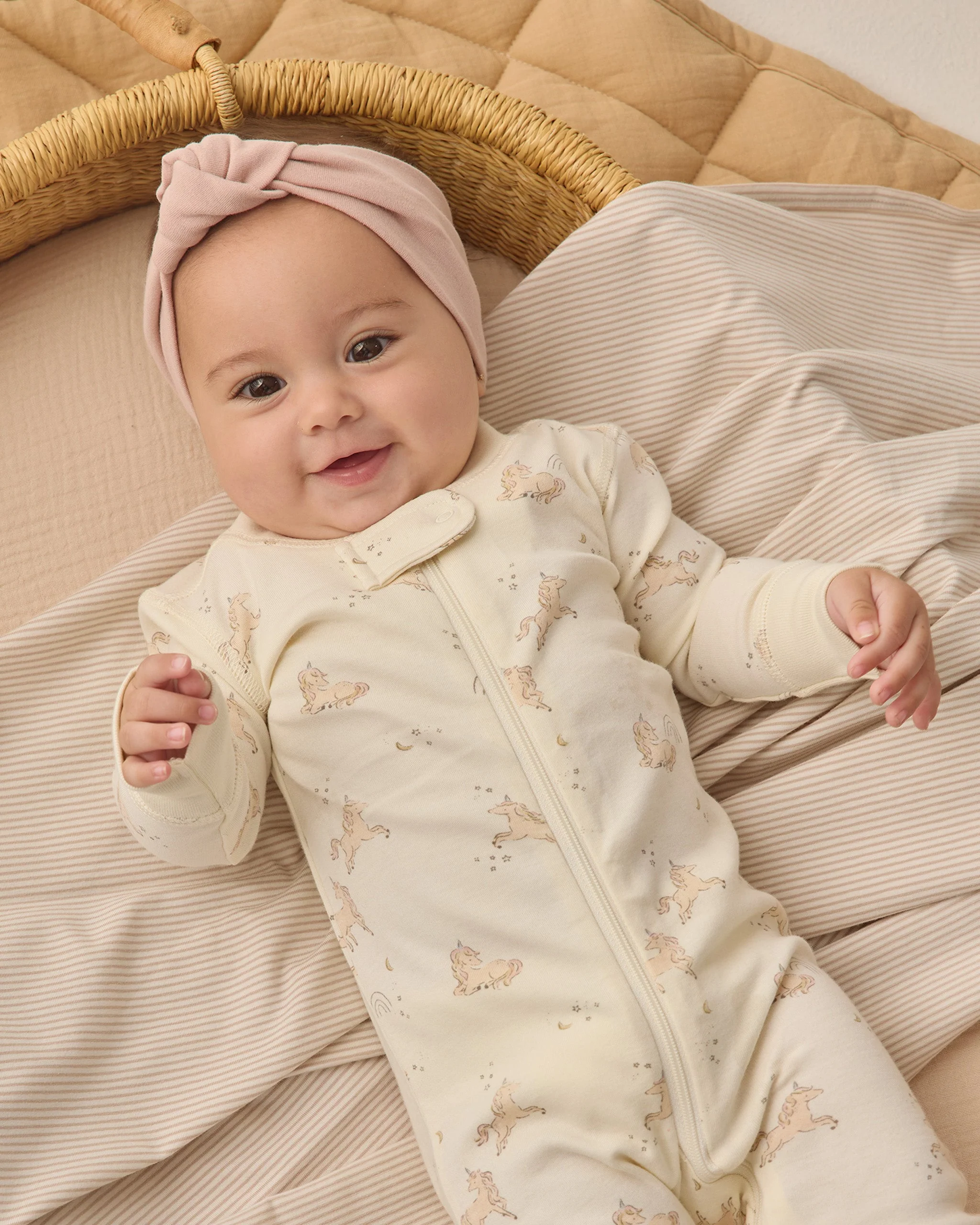Swaddle Oat Micro Stripe - Image 4