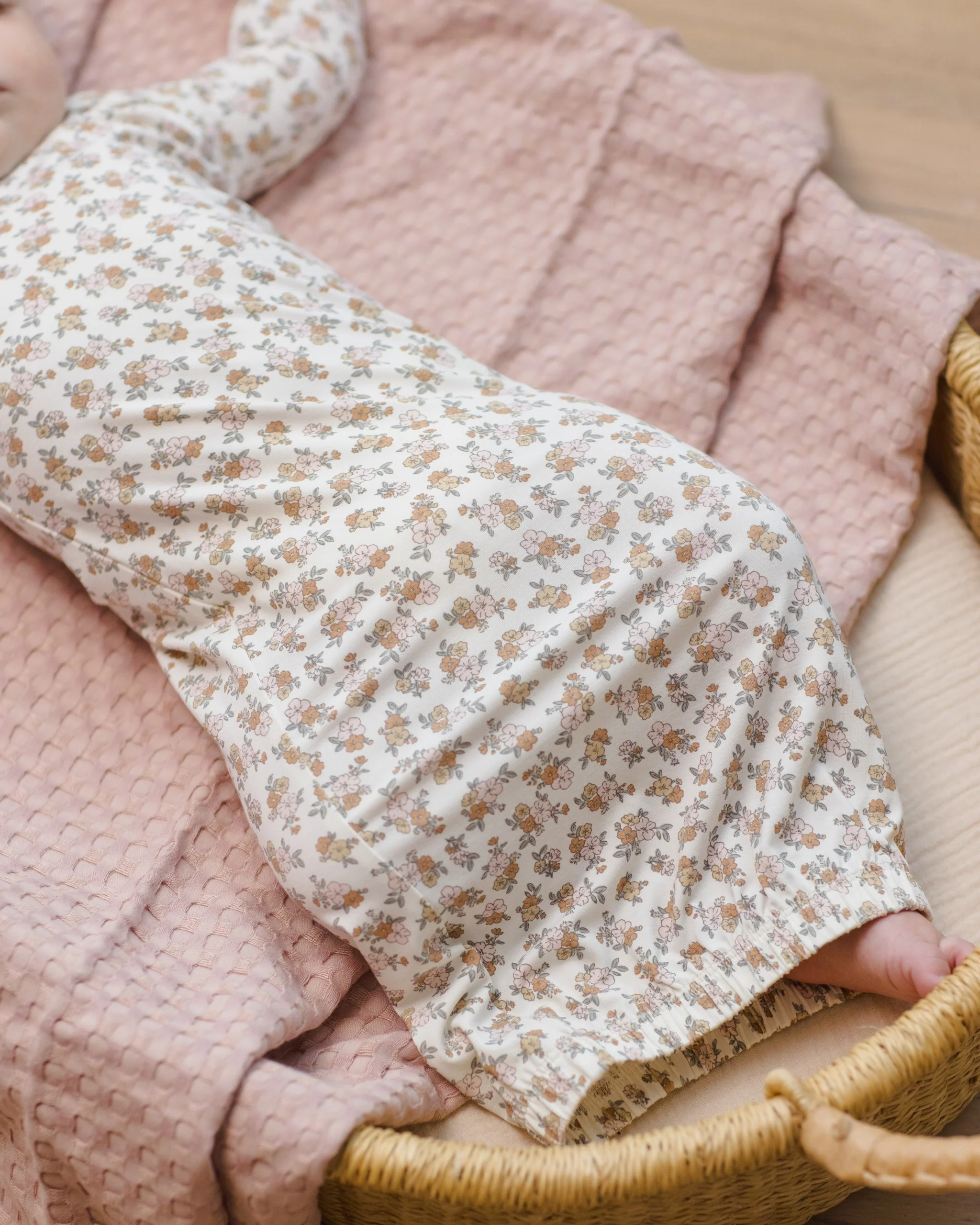 Waffle Baby Blanket Blush - Image 4