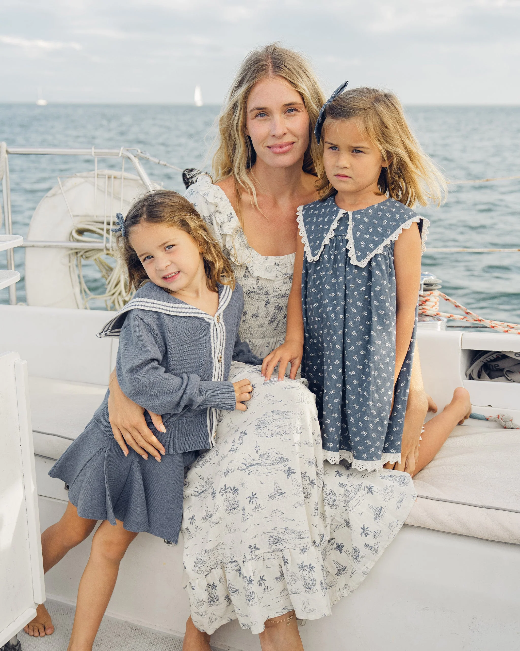 Women's Lexi Dress Ocean Toile - Image 7