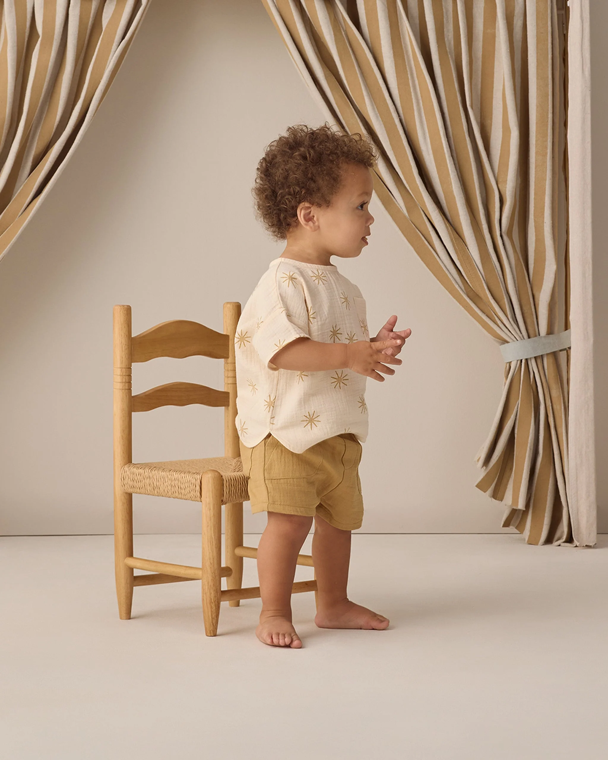 Woven Boxy Top Sunburst - Image 6