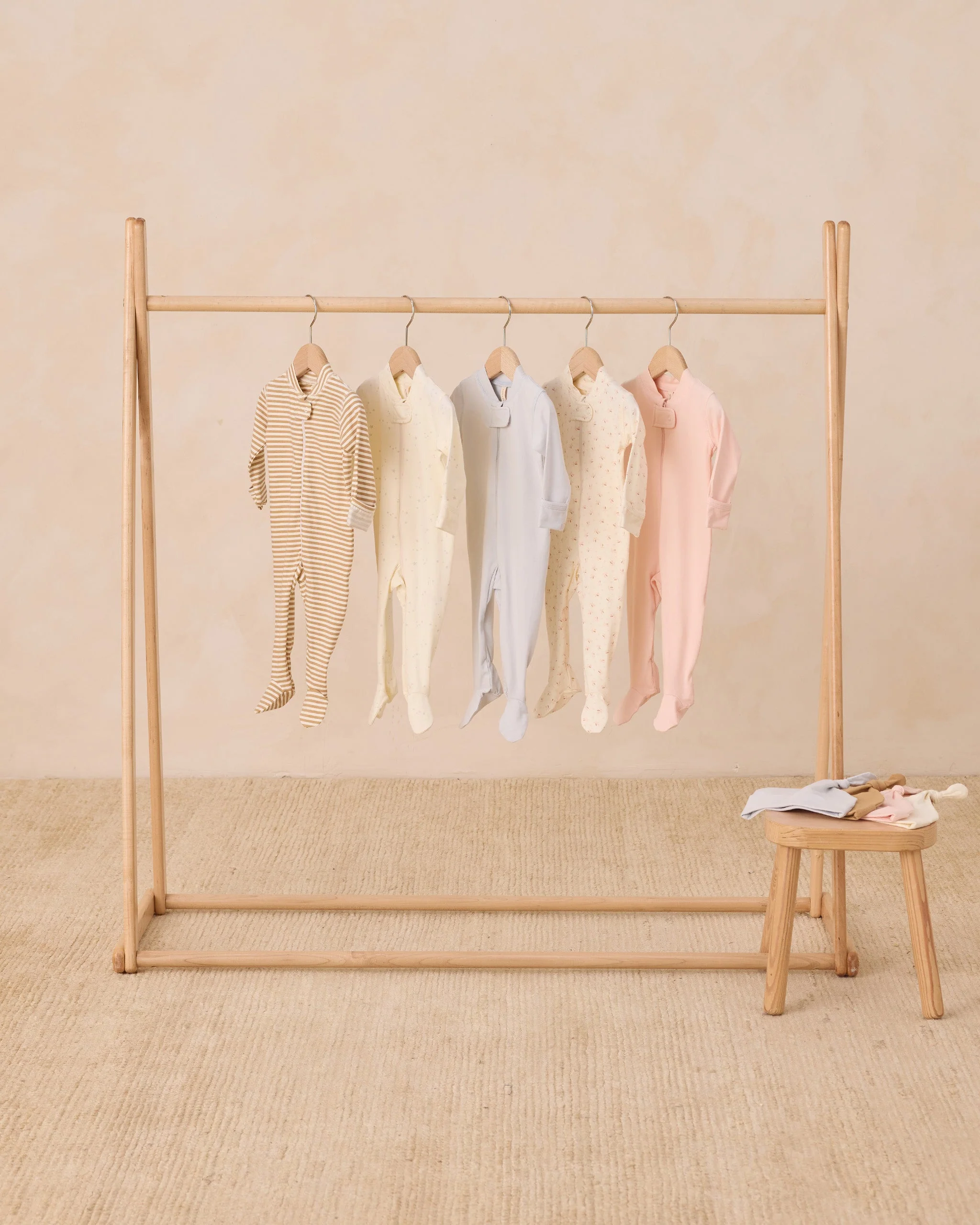Zip Longsleeve Sleeper Footie || Fleur - Image 6